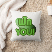 見ろ！...グリーンスカッシュ（冬瓜） クッション (ブランケット)