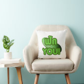 見ろ！...グリーンスカッシュ（冬瓜） クッション (椅子)