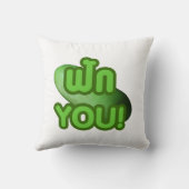 見ろ！...グリーンスカッシュ（冬瓜） クッション (裏面)