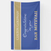 見ろ！バーカスタム（ユダヤ教の）バル・ミツバーバナー 横断幕 (縦)