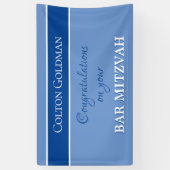 見ろ！バーカスタム（ユダヤ教の）バル・ミツバーバナー 横断幕 (縦)