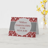 見ろ!新しいカスタムジョブカードのおめでとう カード (黄色い花)