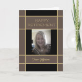 見ろ!特別写真退職金カード カード (正面)