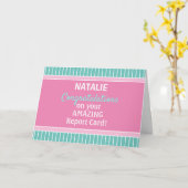 見ろ!素晴らしいレポートカードおめでとう! カード (黄色い花)