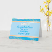 見ろ!素晴らしいレポートカードおめでとう! カード (黄色い花)