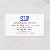 見ろ!SLPカスタム名刺 名刺 (裏面)