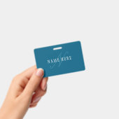 見エレガントたモノグラム | オーシャンブルー バッジ (Handheld)