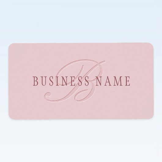 見エレガントたモノグラム | ローズゴールド ラベル