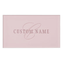 見エレガントたモノグラム | ローズゴールド