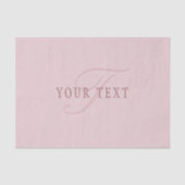 見エレガントたモノグラム | ローズゴールド 薄葉紙 (正面)