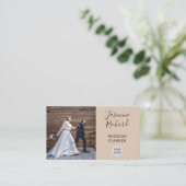 見エレガントてプロフェッショナル!美し結婚い広場 名刺 (スタンド正面)
