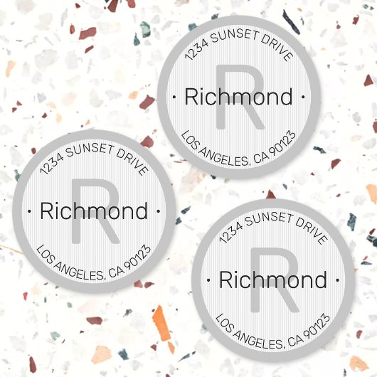 見モダンる |差出人住所またはその他の情報 ラベル