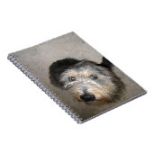 見上げた可愛い犬 ノートブック (右側)