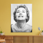 見上げる女性 キャンバスプリント (インサイチュ (リビング))