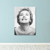 見上げる女性 キャンバスプリント (インサイチュ (ウッドフロア))