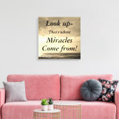 見上げる キャンバスプリント (インサイチュ (リビング))