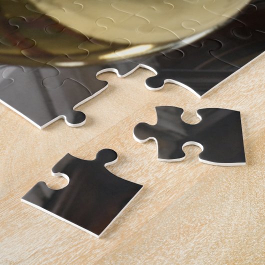 見上げる,クリスマスボール,ナイトブリッジ,ロンドン ジグソーパズル (側面)