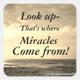 見上げる スクエアシール