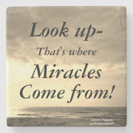 見上げる ストーンコースター