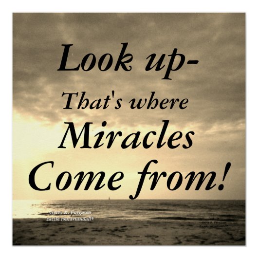 見上げる ポスター (正面)