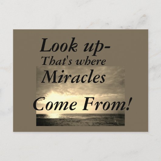 見上げる ポストカード (正面)