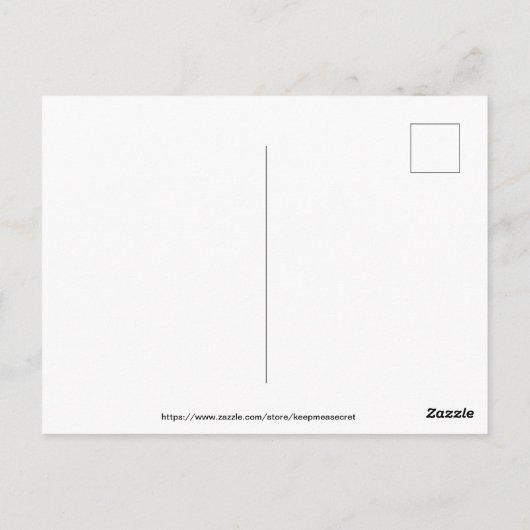 見上げる ポストカード (裏面)