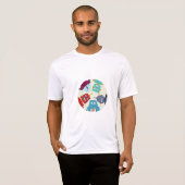 見下ろすロボット Tシャツ (正面フル)