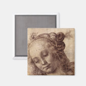 見下ろす女性 マグネット (正面/裏面)