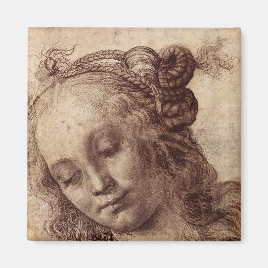 見下ろす女性 マグネット (正面)