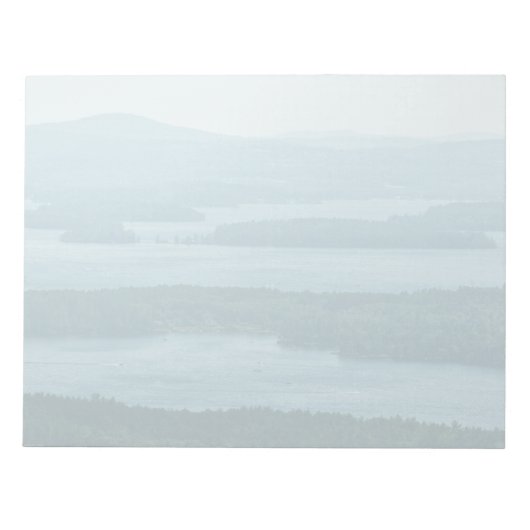 見下ろすWinnipesaukee ノートパッド (正面)