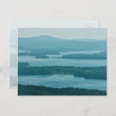 見下ろすWinnipesaukee ポストカード (正面/裏面)