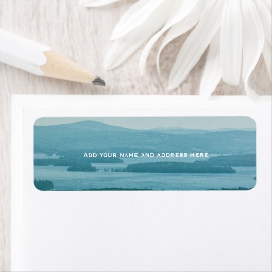 見下ろすWinnipesaukee ラベル (インサイチュ)