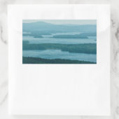 見下ろすWinnipesaukee 長方形シール (バッグ)