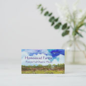 見事で抽象的な景色の芸術の農場の納屋の家 名刺 (スタンド正面)