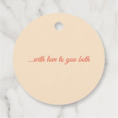 見事なアザレア、フローラルオレンジ フェイバータグ (裏面)