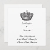 見事なオールドワールドクラウン 招待状 (正面/裏面)