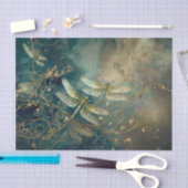 見事なトンボエレガントイ踊り 薄葉紙 (クラフト)