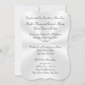 見事なハート, ダイヤモンドの結婚式の招待状 招待状 (裏面)