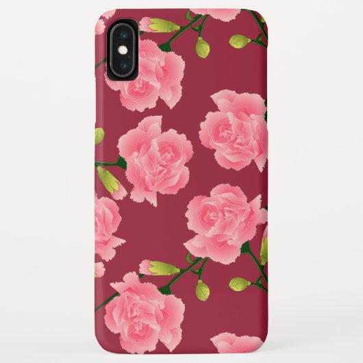 見事なピンクのカーネーション Case-Mate iPhoneケース (裏面)