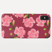 見事なピンクのカーネーション Case-Mate iPhoneケース (裏面(横))