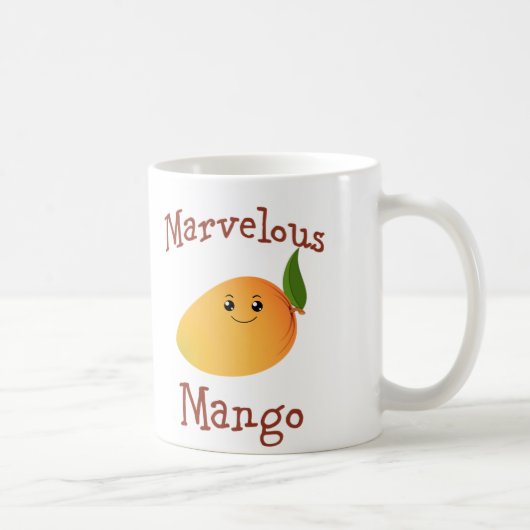 見事なマンゴー コーヒーマグカップ (右)