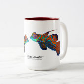 見事なミカン科のマグカップSynchropus splendidus ツートーンマグカップ (正面右)