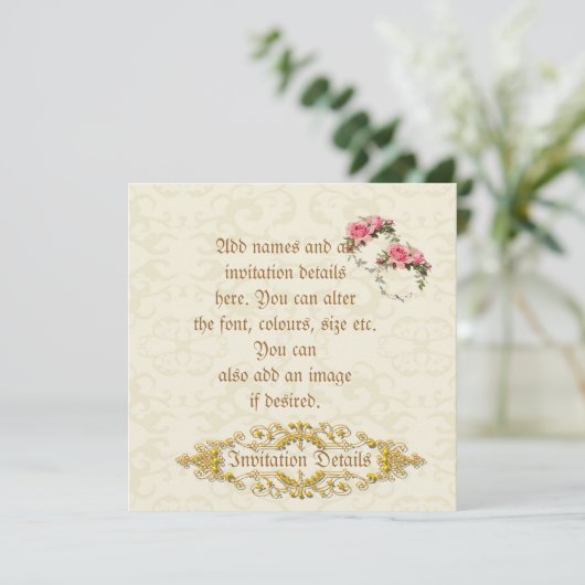 見事なヴィンテージ レズビアン婚約パーティーの招待状 招待状 (スタンド正面)