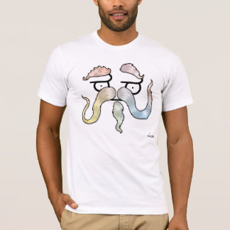 見事な口ひげ Tシャツ