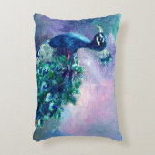 見事な孔雀II アクセントクッション (正面(垂直))