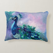 見事な孔雀II アクセントクッション (裏面)