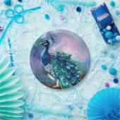 見事な孔雀II ペーパープレート (パーティー)