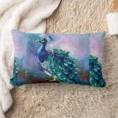 見事な孔雀II ランバークッション (ブランケット)