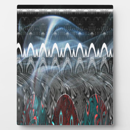 見事な抽象アートプリント フォトプラーク (正面)