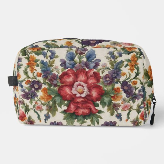 見事な洗練された赤い花と繊細な花 ドップキット (正面)